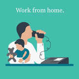 Ooma Telo Air 2 VoIP Free Home Phone Service with wireless and Bluetooth connectivity. Affordable Internet-based landline replacement. Unlimited nationwide calling. Low international rates,Black